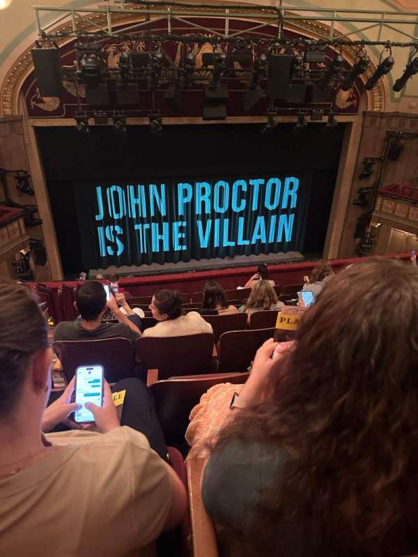 Booth Theatre, section: Mezzanine C, row: H, seat: 101
