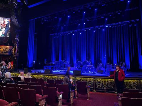 The Venetian Theatre, section: 1, row: G, seat: 11