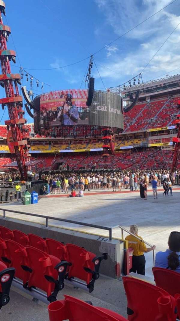Arrowhead Stadium, section: 133, row: 5, seat: 12