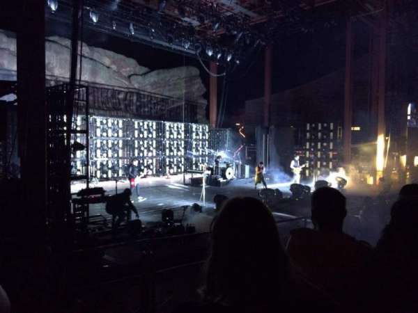 Red Rocks Amphitheatre, section: Left, row: 3, seat: 77
