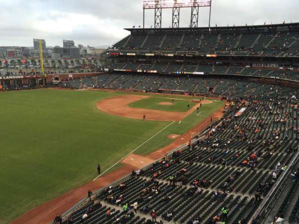 Oracle Park, section: VB332, row: A, seat: 14