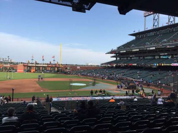Oracle Park, section: 124, row: 32, seat: 9
