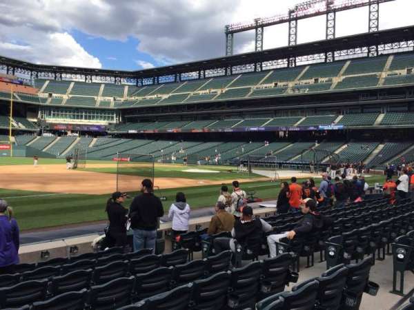 Coors Field, section: 142, row: 8, seat: 8