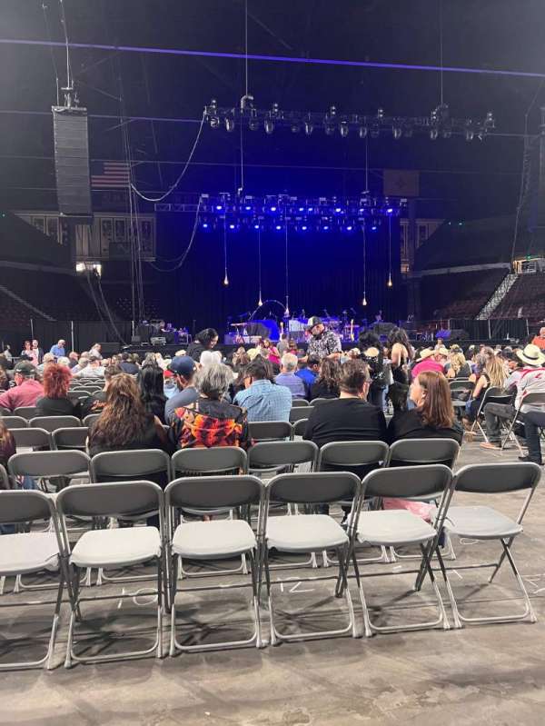 Pan American Center, section: 101, row: 1, seat: 3