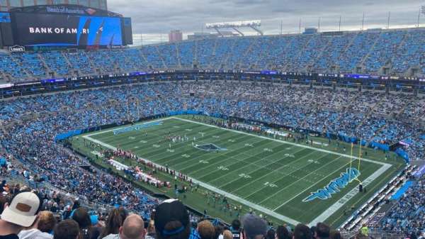 Bank of America Stadium, section: 508, row: 25, seat: 16