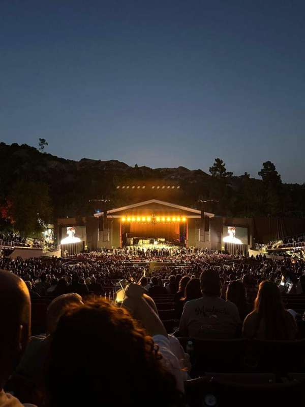 The Greek Theatre, section: C Right Center, row: T, seat: 102