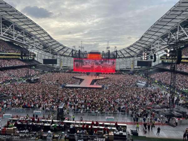 Aviva Stadium, section: 425, row: A, seat: 23