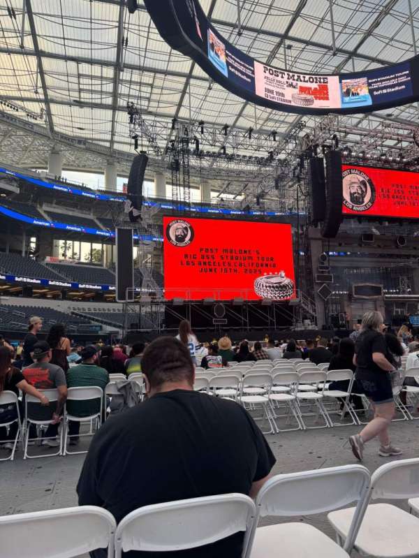 SoFi Stadium, section: Floor B1, row: 3, seat: 18