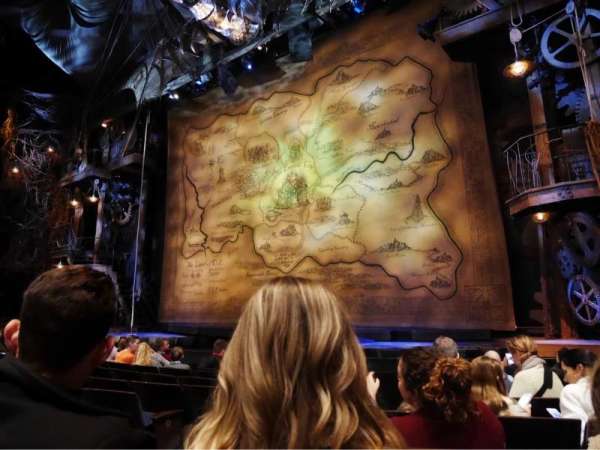 Gershwin Theatre, section: Orchestra R, row: D, seat: 6