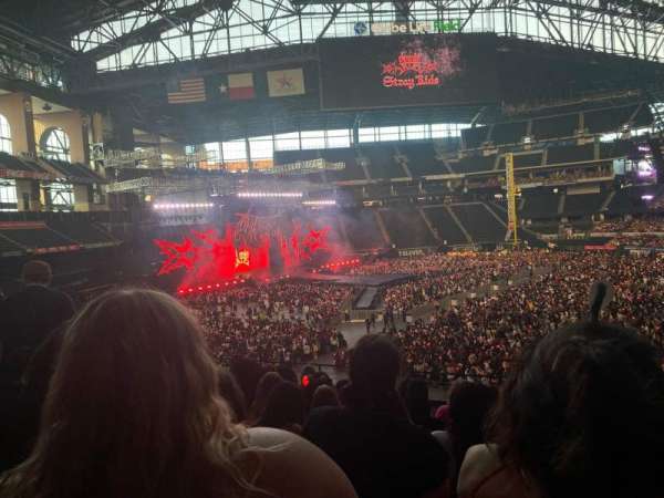 Globe Life Field, section: 105, row: 8, seat: 15