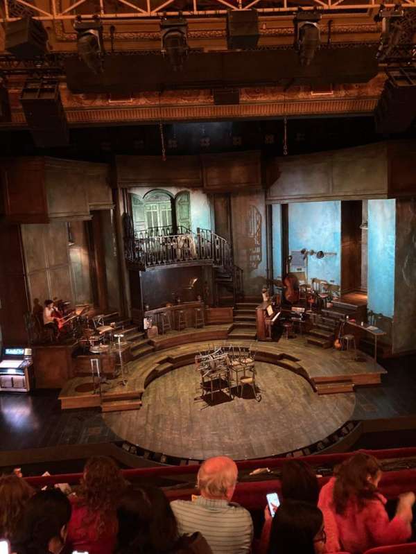 Walter Kerr Theatre, section: Mezzanine C, row: D, seat: 110