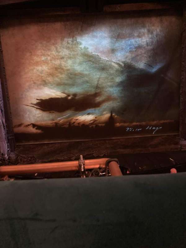 Sondheim Theatre, West End, section: Dress Circle, seat: A15