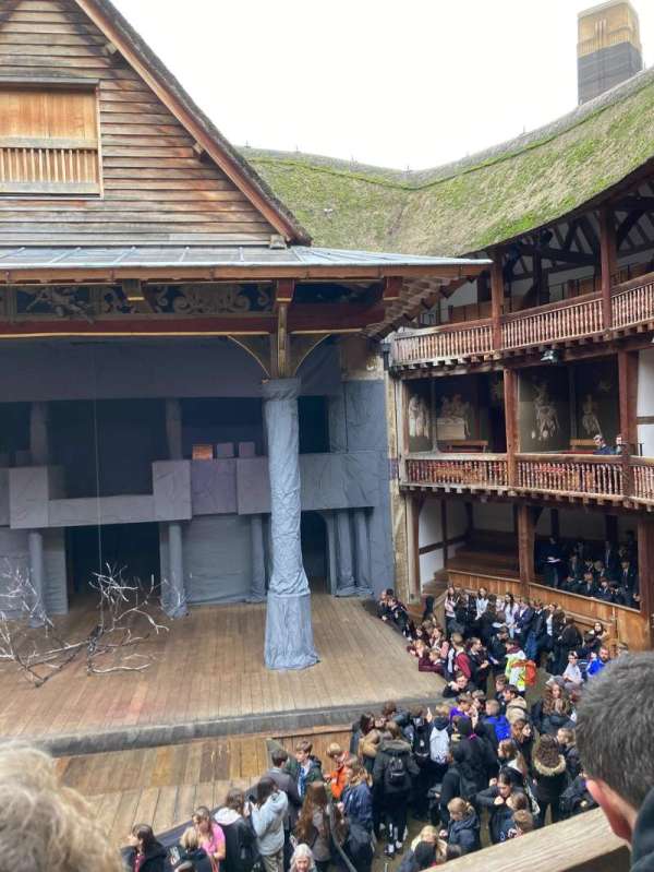 Globe Theatre at Shakespeare's Globe, section: Middle Gallery Bay G, row: B, seat: 28