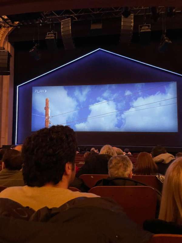 Booth Theatre, section: Orchestra C, row: K, seat: 113
