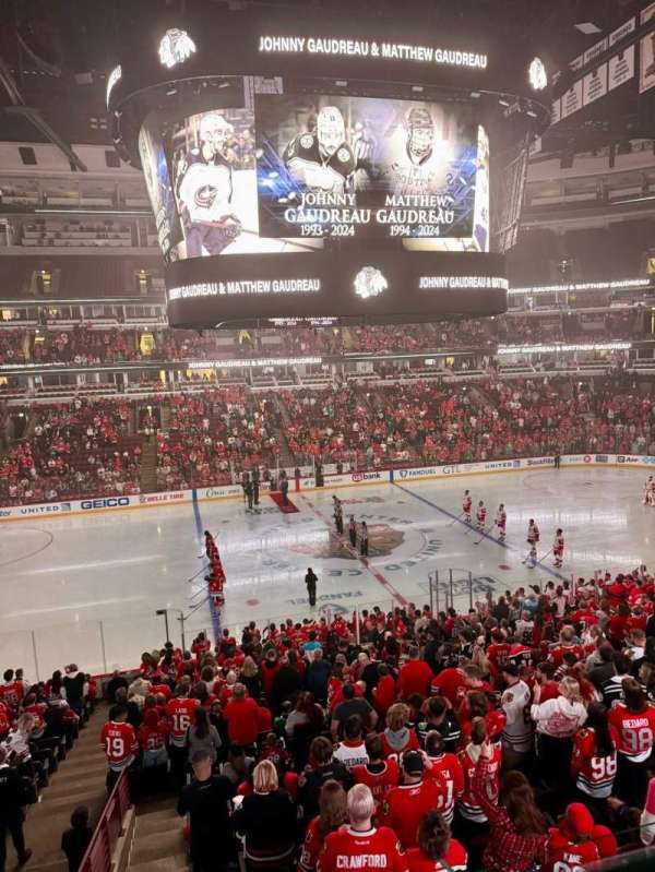 United Center, section: 201, row: 1, seat: 13