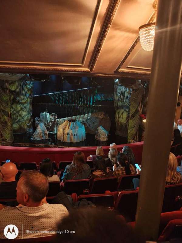 His Majesty's Theatre, London, section: Royal Circle, row: G, seat: 12