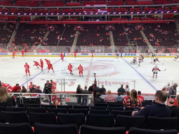 Little Caesars Arena, section: 122, row: 14, seat: 8