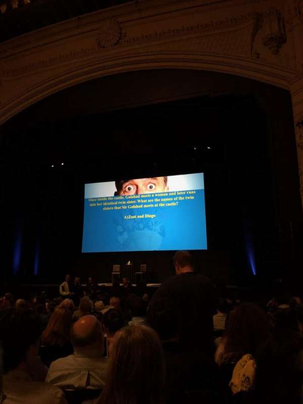 Orpheum Theatre, San Francisco, section: Orchestra R, row: R, seat: 126