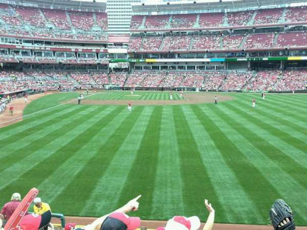Great American Ball Park, section: 141, row: K, seat: 16