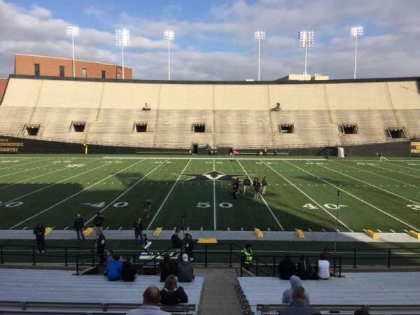 FirstBank Stadium, section: D, row: 18, seat: 7