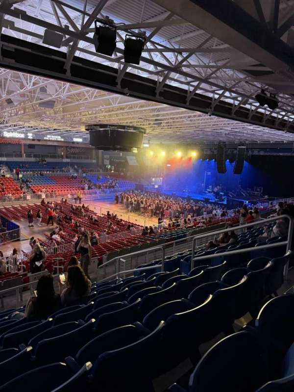 UPMC Events Center, section: 108, row: S, seat: 7