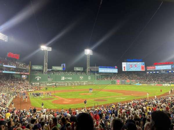 Fenway Park, section: Grandstand 19, row: 1, seat: 5