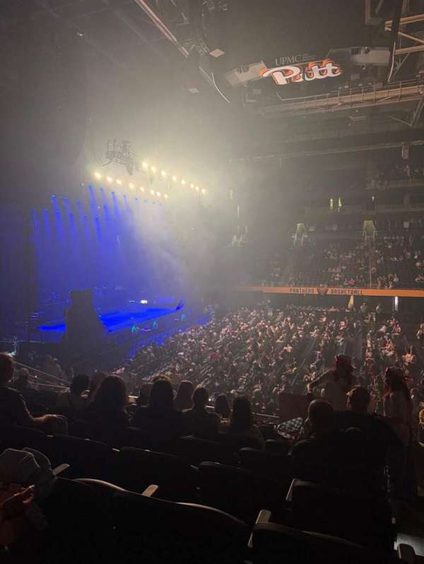 Petersen Events Center, section: 108, row: P, seat: 1