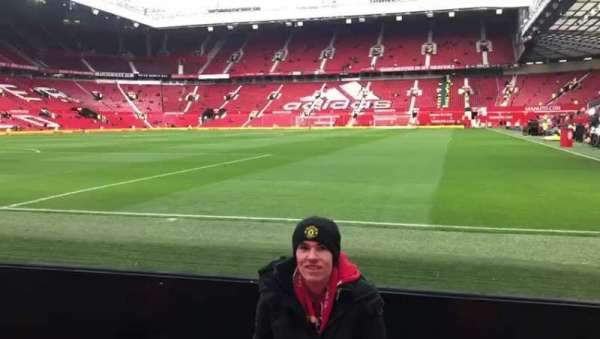 Old Trafford, section: w106, row: AA, seat: 45