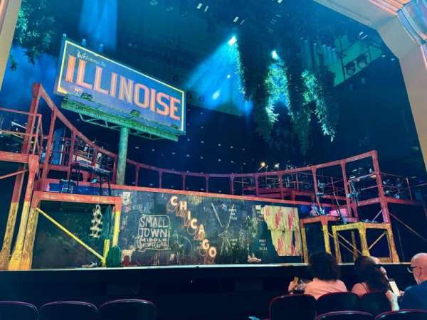 St. James Theatre, section: Orchestra L, row: D, seat: 1