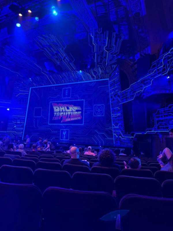 Winter Garden Theatre, section: Orchestra R, row: P, seat: 14