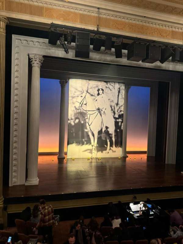 Music Box Theatre, section: Mezzanine L, row: A, seat: 1