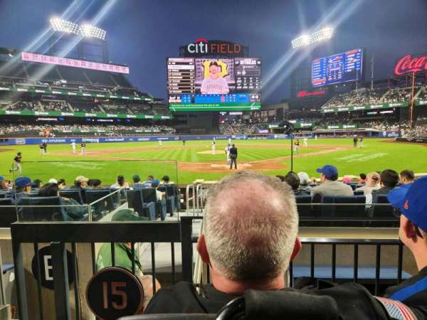 Citi Field, section: 15, row: 2, seat: 1