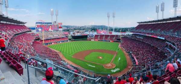 Great American Ball Park, section: 521, row: H, seat: 19