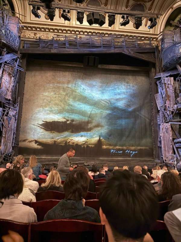 Sondheim Theatre, West End, section: Stalls, row: K, seat: 17