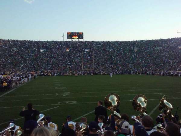 Notre Dame Stadium, section: 2, row: 6, seat: 11