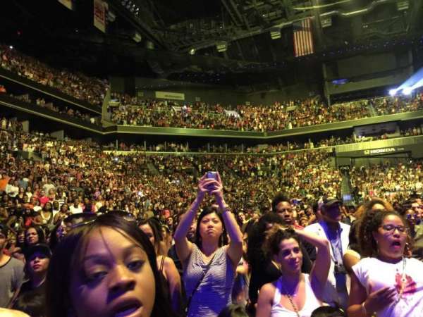 Barclays Center, section: Floor 1, row: 2, seat: 15
