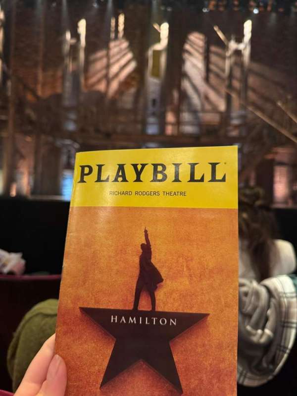 Richard Rodgers Theatre, section: Orchestra C, row: B, seat: 107