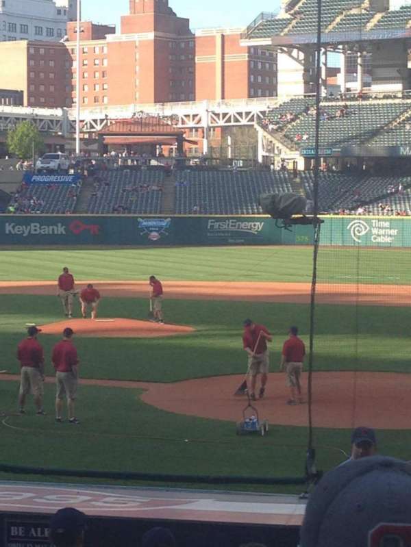 Progressive Field, section: 156, row: V, seat: 4
