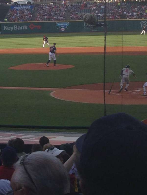 Progressive Field, section: 156, row: V, seat: 3