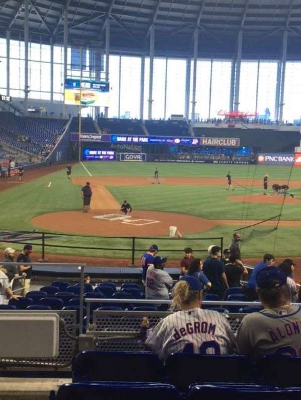 LoanDepot Park, section: 11, row: E, seat: 10