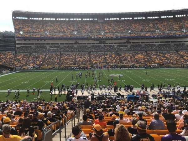 Acrisure Stadium, section: 110, row: FF, seat: 22