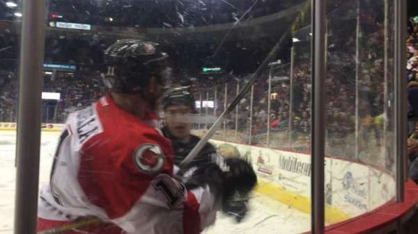 Heritage Bank Center, section: 102, row: B, seat: 5