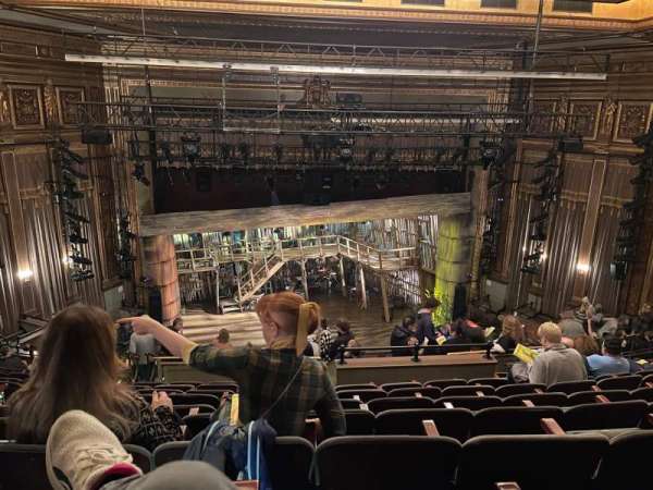 Nederlander Theatre, section: Mezzanine C, row: P, seat: 109, 110