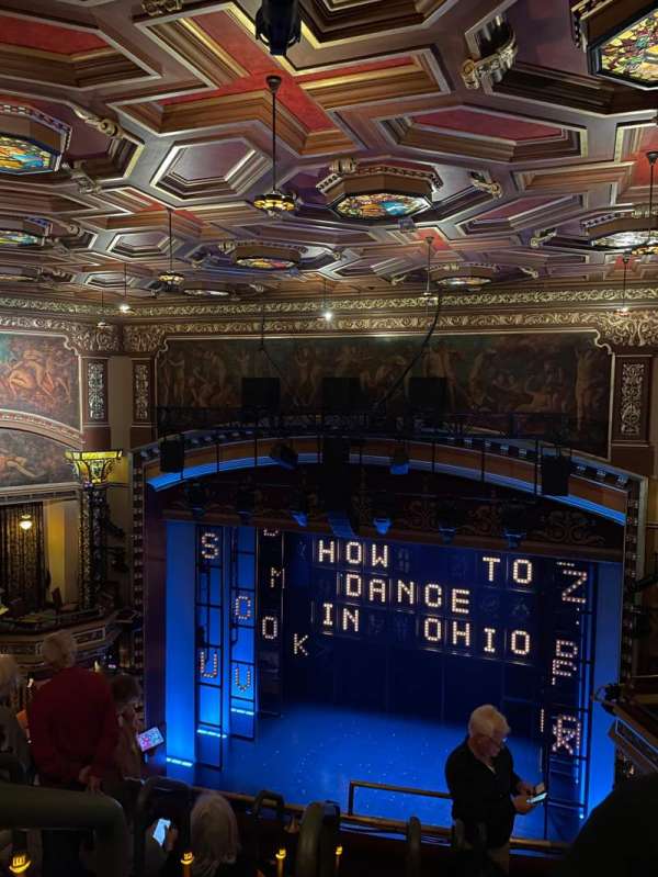 Belasco Theatre, section: Balcony R, row: F, seat: 2, 4