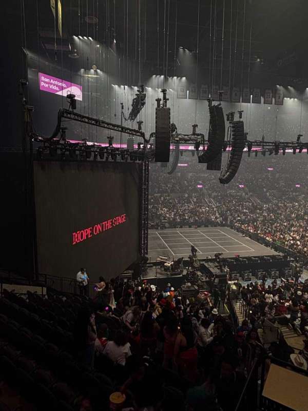 Frost Bank Center, section: 110