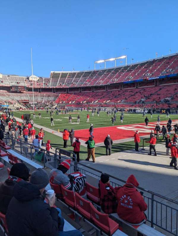 Ohio Stadium, section: 29AA, row: 6, seat: 10