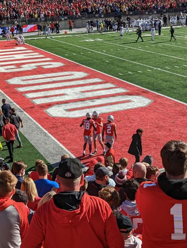 Ohio Stadium, section: 11A, row: 2, seat: 10