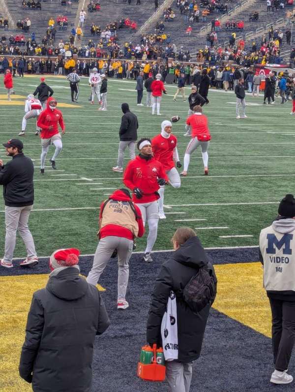 Michigan Stadium, section: 13, row: B, seat: 10