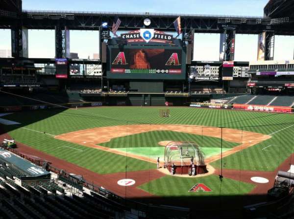 Chase Field, section: Press Box
