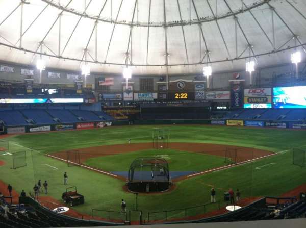 Tropicana Field, section: Press Box